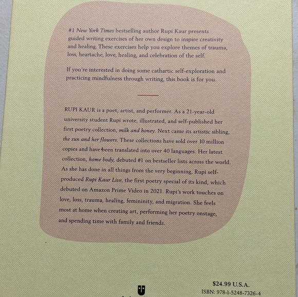 New Healing Through Words by Rupi Kaur Book, T8MIS - Picture 2 of 2